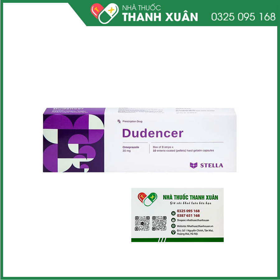 Dudencer thuốc giảm tiết acid dạ dày